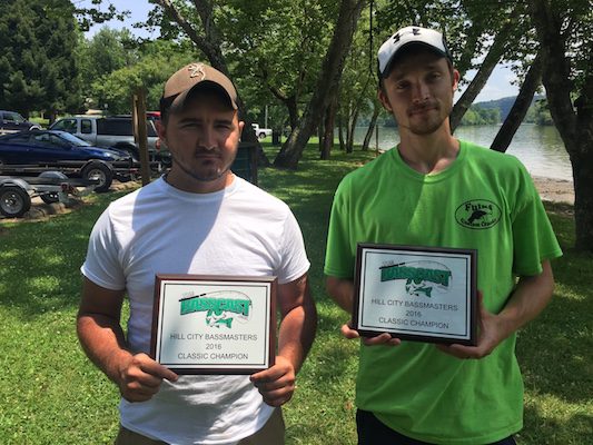 Joseph Rogers & Dustin Mullins Win Hill City Bassmasters 2016 Classic July 2,2016