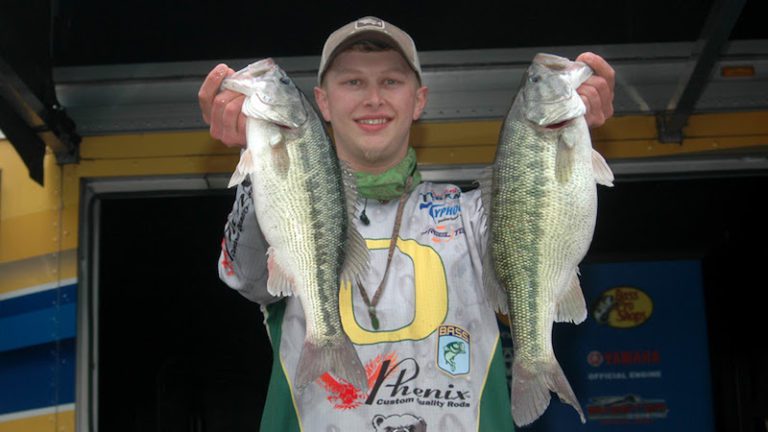 Oregon’s Jacob Wall Grabs Lead In Bassmaster College Western Regional On Shasta