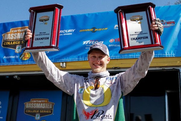 Oregon’s Jacob Wall Claims Carhartt Bassmaster College Regional Victory