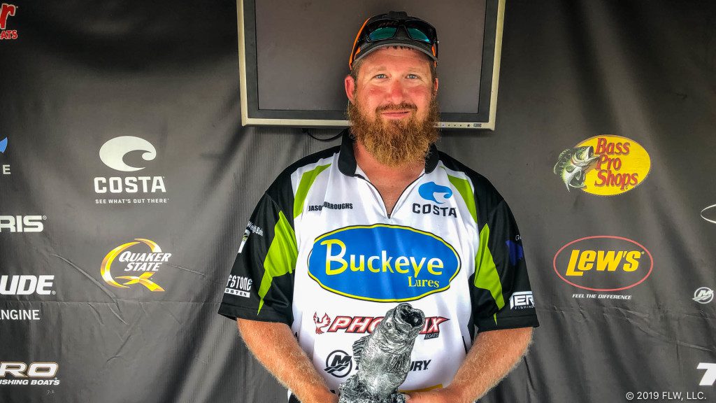 HODGES’ BURROUGHS WINS T-H MARINE FLW BASS FISHING LEAGUE TOURNAMENT ON LAKE HARTWELL