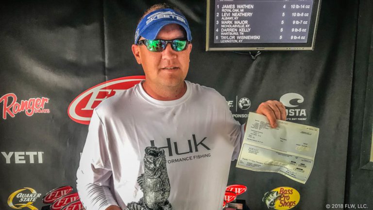 MCKEE’S AKEMON WINS T-H MARINE FLW BASS FISHING LEAGUE MOUNTAIN DIVISION TOURNAMENT ON LAKE CUMBERLAND