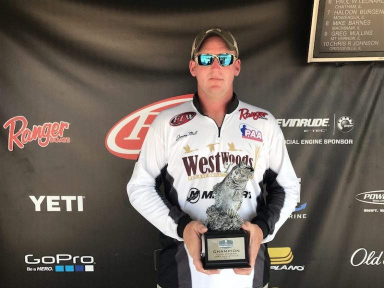 CHATHAM’S MULL WINS T-H MARINE FLW BASS FISHING LEAGUE ILLINI DIVISION TOURNAMENT ON LAKE SHELBYVILLE PRESENTED BY NAVIONICS