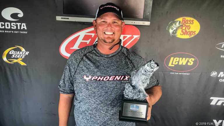 LOCAL GUIDE LEARY WINS TWO-DAY T-H MARINE FLW BASS FISHING LEAGUE EVENT ON LAKE GUNTERSVILLE PRESENTED BY CORTLAND LINE