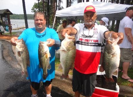 Jimmy Holland & Richard Green Win Piedmont Bass Classic Saturday June 4th 2016 Falls Lake