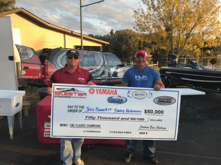 Joey Bramlett & Barry Holloman Win 2017 CBC Classic Lake Wateree, SC(Oct 27, 2017)