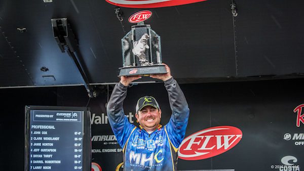 COX WINS WALMART FLW TOUR ON LAKE HARTWELL PRESENTED BY EVINRUDE