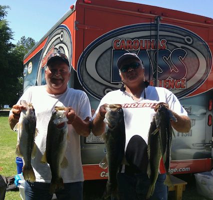 Johnny Mayer & Chris Epting Win Carolina’s Bass Challenge SC Division May 14,2016