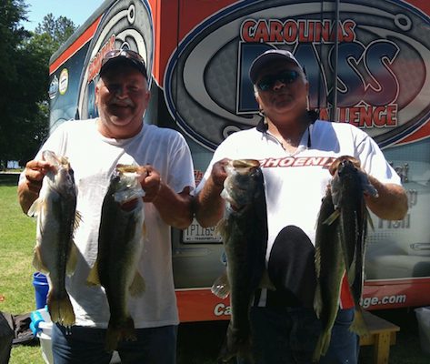 Johnny Mayer & Chris Epting  Win Carolina’s Bass Challenge SC Division May 14,2016