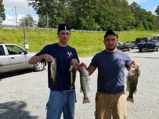 Joseph Rogers & Dustin Mullins win Hill City Bassmaster Banister Lake May 21,2016