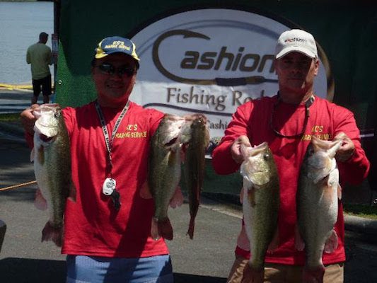 KC Choosakul & Tim Penhollow  win Cashion Fishing Rods Stop #3 August 6,2016 Falls Lake