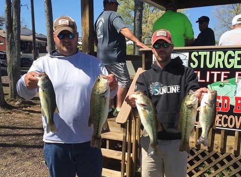 Kluender/Burns Win Castaway Anglers Lake Anna Club Tournament Results – 4/24/2016