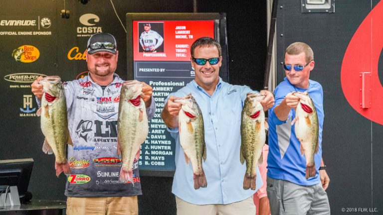LAMBERT CATCHES RECORD-BREAKING LIMIT TO TAKE LEAD AFTER DAY THREE OF FLW TOUR AT KENTUCKY LAKE PRESENTED BY COSTA SUNGLASSES