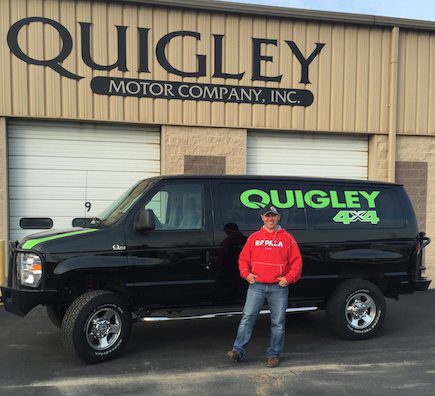 Top Angler, Dave Lefebre Signs With Quigley Kicks of Competitive Tour in Quigley 4×4 Van