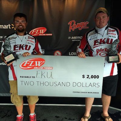 EASTERN KENTUCKY UNIVERSITY WINS FLW COLLEGE FISHING CENTRAL CONFERENCE EVENT ON KENTUCKY LAKE