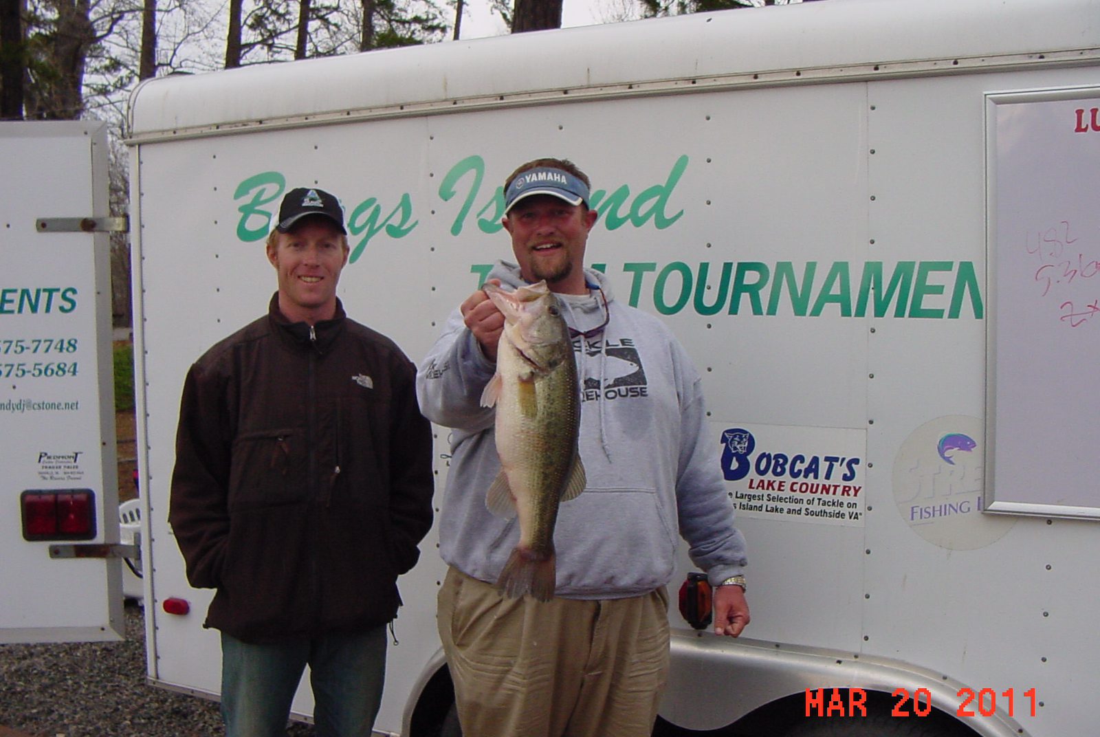 Buggs Island Team Tournaments – March 20,2011