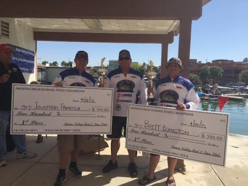 YUMA HIGH SCHOOL WINS ARIZONA STATE HIGH SCHOOL FISHING CHAMPIONSHIP ON MARTINEZ LAKE