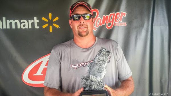 WHEATLAND’S GUNTER WINS FLW BASS FISHING LEAGUE OZARK DIVISION EVENT ON LAKE TRUMAN PRESENTED BY POWER-POLE
