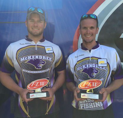 MCKENDREE UNIVERSITY WINS FLW COLLEGE FISHING CENTRAL CONFERENCE EVENT ON LAKE BARKLEY
