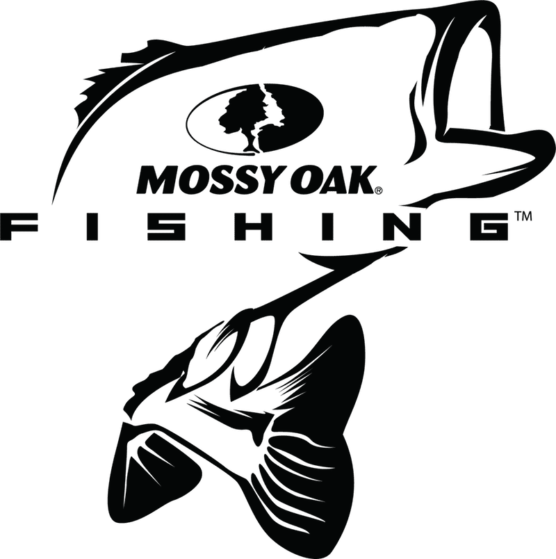 Men's Mossy Oak Bass Fishing Black Logo Graphic Tee Silver Small