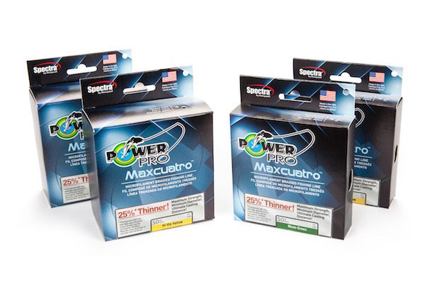 ‘EXCLUSIVE TO POWERPRO’ HONEYWELL SPECTRA HT FIBER FEATURED IN NEW MAXCUATRO BRAIDED FISHING LINE