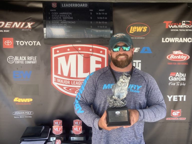 Alabama’s Harrison Wins Phoenix Bass Fishing League Event on the Columbus Pool