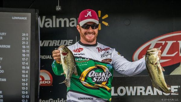 CANTERBURY TAKES LEAD ON DAY TWO OF WALMART FLW TOUR INVITATIONAL ON LAKE NORMAN PRESENTED BY LOWRANCE