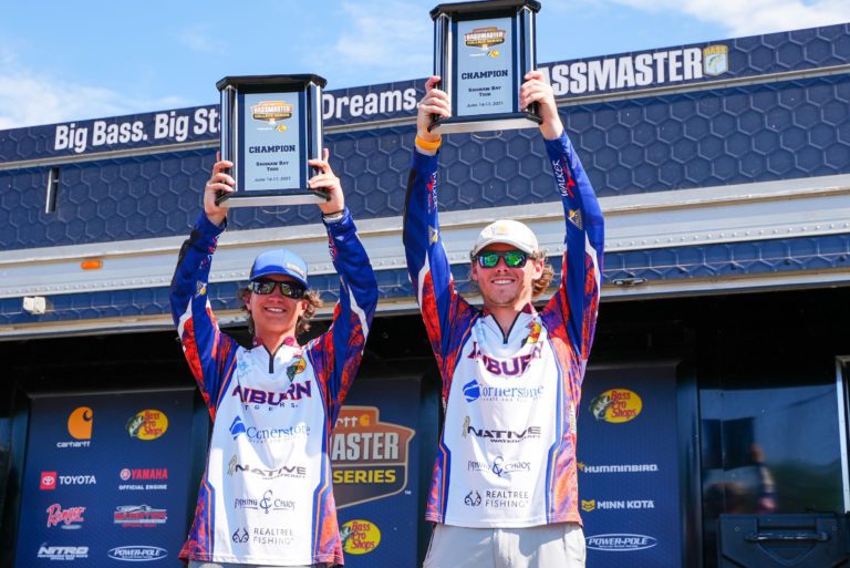 Auburn’s Parks, Smith Rally To Bassmaster College Series Victory At Saginaw Bay