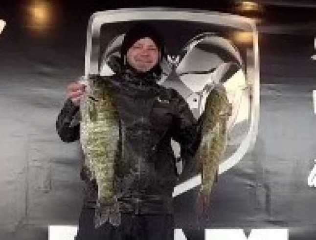 Rodney Clawson of Nashville, Tennessee won the American Bass Anglers Ram Truck Open Series Tennessee Central tournament-  March 11