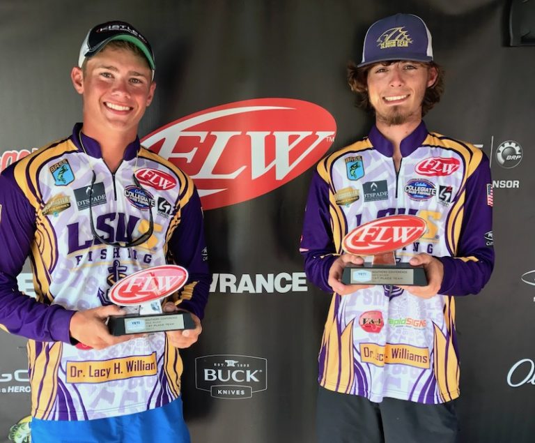 LSU-SHREVEPORT WINS YETI FLW COLLEGE FISHING TOURNAMENT ON RED RIVER PRESENTED BY BASS PRO SHOPS