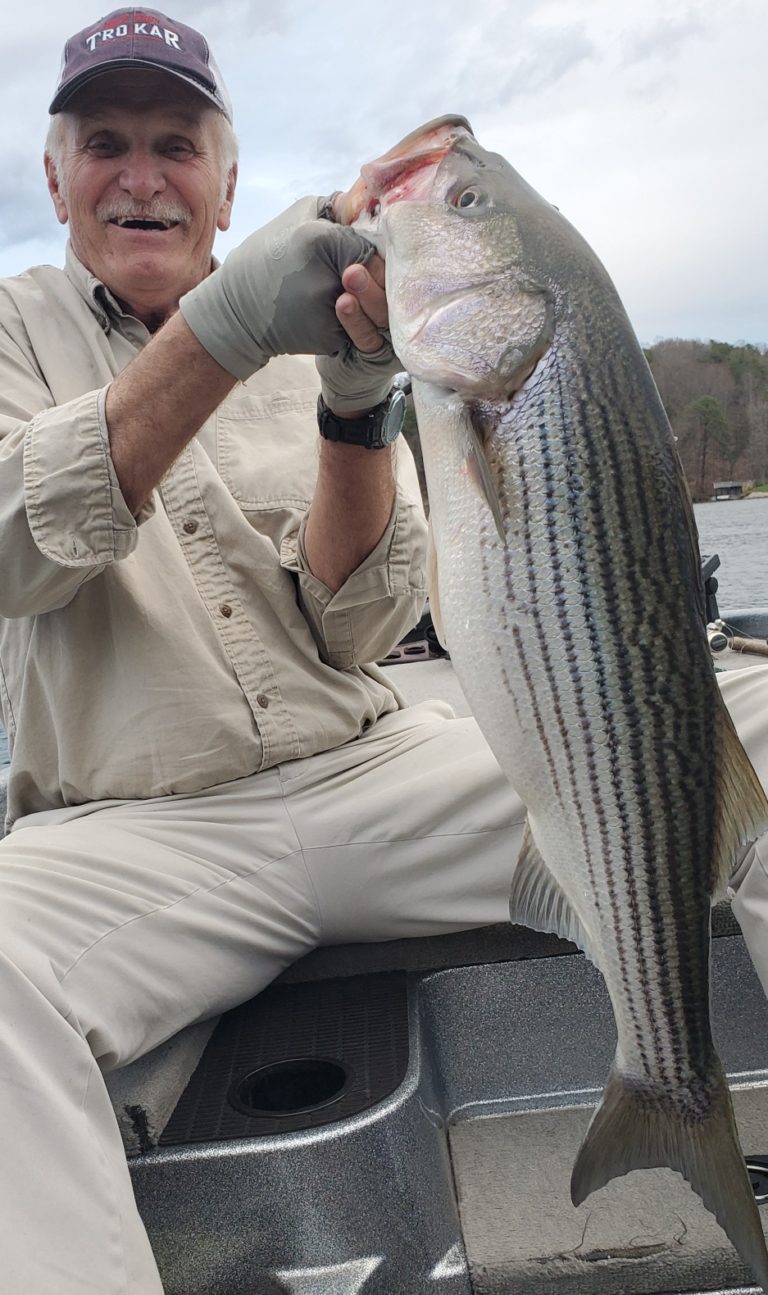 Smith Mountain Lake April 2020 fishing report by Captain Dale Wilson