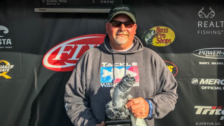 BENTON’S VANNERSON WINS T-H MARINE FLW BASS FISHING LEAGUE TOURNAMENT ON KENTUCKY AND BARKLEY LAKES