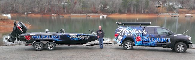 BRANDON CARD, 2012 BASSMASTER ROOKIE OF THE YEAR, ANNOUNCES SUZUKI DF250SS WILL POWER HIS NEW RIG