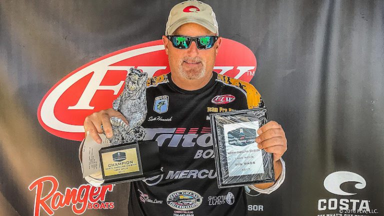 DENVER’S HAMRICK WINS T-H MARINE FLW BASS FISHING LEAGUE NORTH CAROLINA DIVISION EVENT ON LAKE WYLIE
