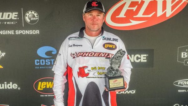 MONTGOMERY WINS FLW BASS FISHING LEAGUE BAMA DIVISION EVENT ON LAKE EUFAULA PRESENTED BY POWER-POLE
