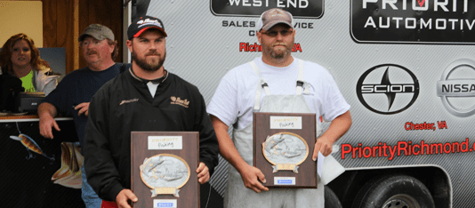 Priority Fishing Results –  James River – May 18th 2013 – Results