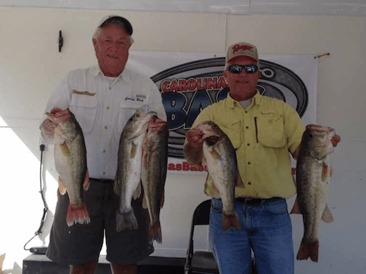 Chris Richey and George Bost Win the 2014  Carolinas Bass Challenge NC Classic
