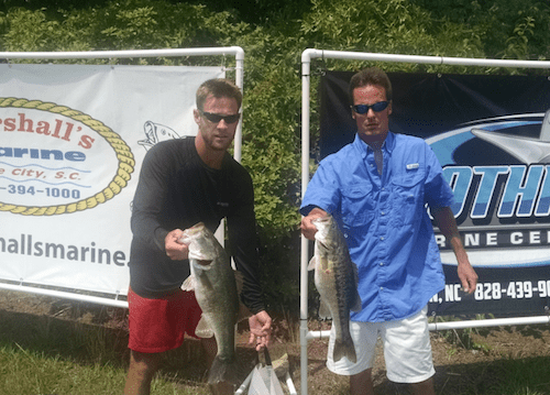 Mark Waller and Thomas Bleech Win Carolinas Bass Challenge SC Division Qualifier #4 – Lake Hartwell May 30th 2015