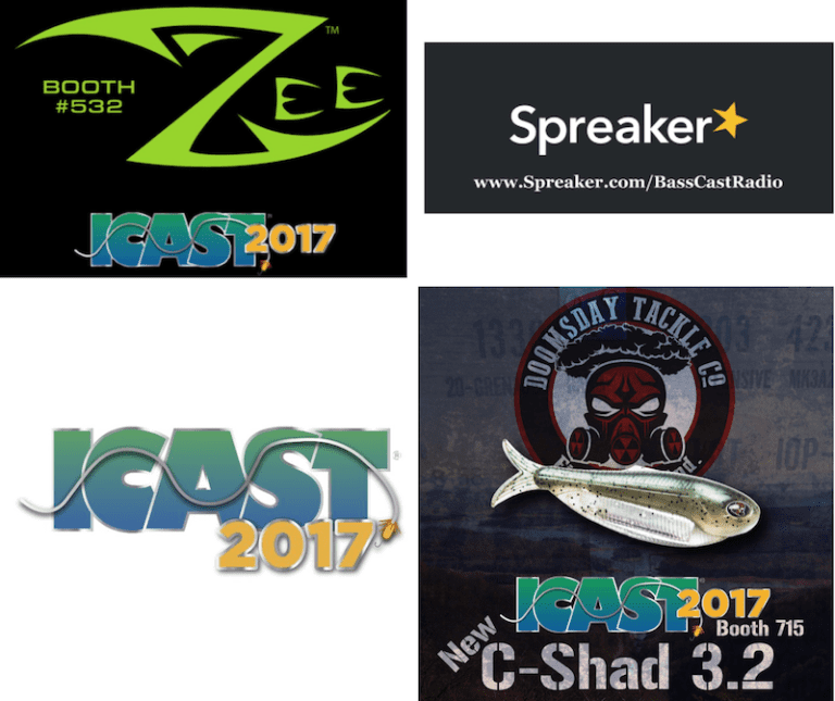 A look back At  ICast 2017 With Zee Bait Co,Doomsday Tackle & Ken Duke – Bass Cast Radio August 6,2017