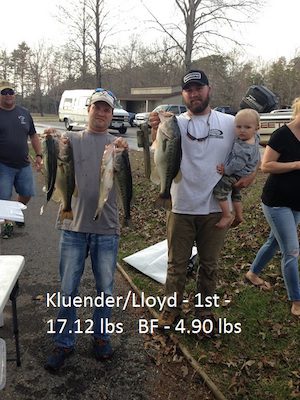 Kluender/Lloyd  Win Castaway Angler’s Event on SML March 12,2016