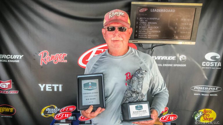 BATES WINS T-H MARINE FLW BASS FISHING LEAGUE MISSISSIPPI DIVISION TOURNAMENT ON LAKE FERGUSON