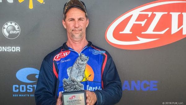 CELESTI WINS FLW BASS FISHING LEAGUE GATOR DIVISION EVENT ON LAKE OKEECHOBEE PRESENTED BY POWER-POLE