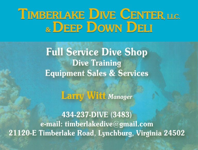 Timberlake Dive Center, LLC. & Deep Down Deli