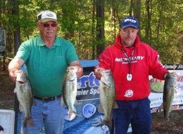 Todd Massey & Tim Parker  Win Piedmont Bass Classic April 16,2016 Kerr Lake