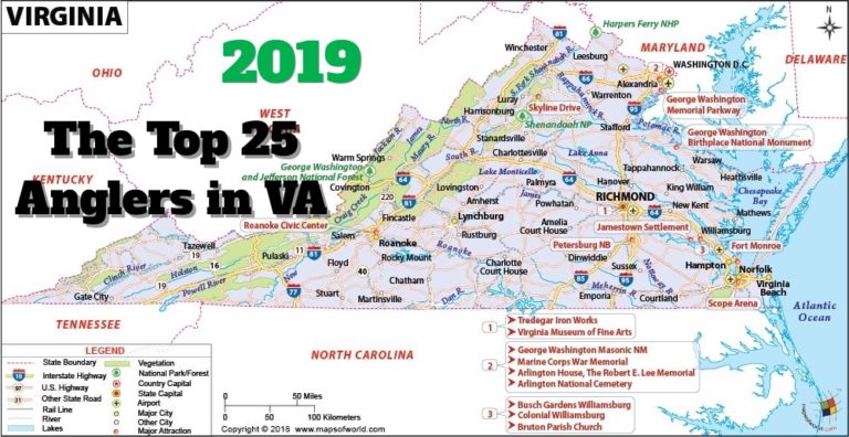 The Top 25 VA Anglers of 2019