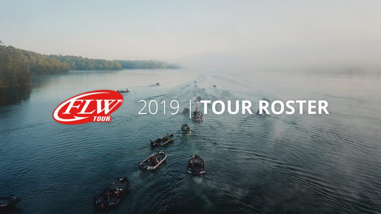 FISHING LEAGUE WORLDWIDE ANNOUNCES 2019 FLW TOUR ANGLER ROSTER