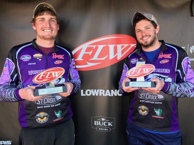 UNIVERSITY OF WISCONSIN-WHITEWATER WINS YETI FLW COLLEGE FISHING TOURNAMENT AT LAKE OF THE OZARKS