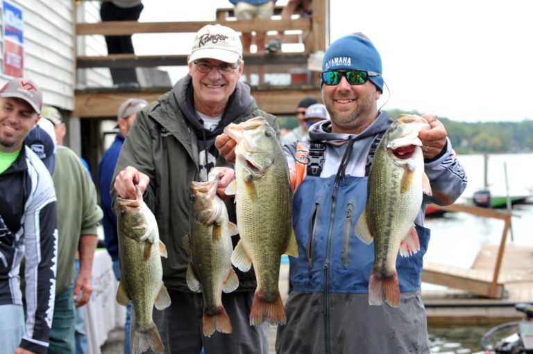 Chad Green & Johnny Martin won the Alzheimer’s Benefit Fishing Tournament Saturday sponsored by the Smith Mountain Lake Bassmasters