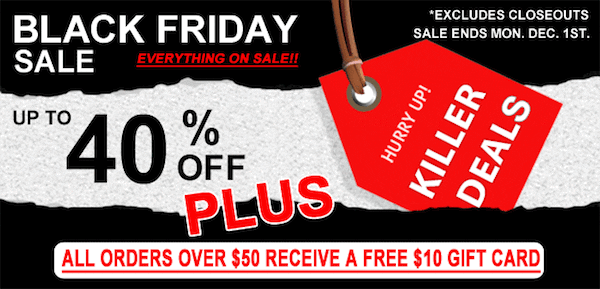 Great Black Friday Deals from the gang at PowerTeam Lures