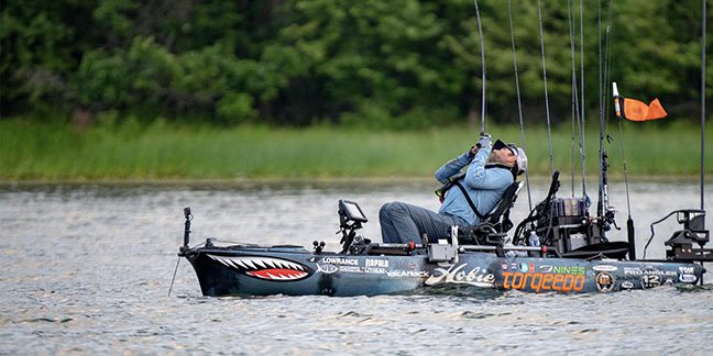 HOBIE B.O.S. ANCHORED BY POWER-POLE TAKES AIM ON THE SANTEE COOPER LAKES