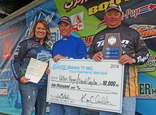 Caylor, Hayes Win Alabama Bass Trail on Eufuala by: admin